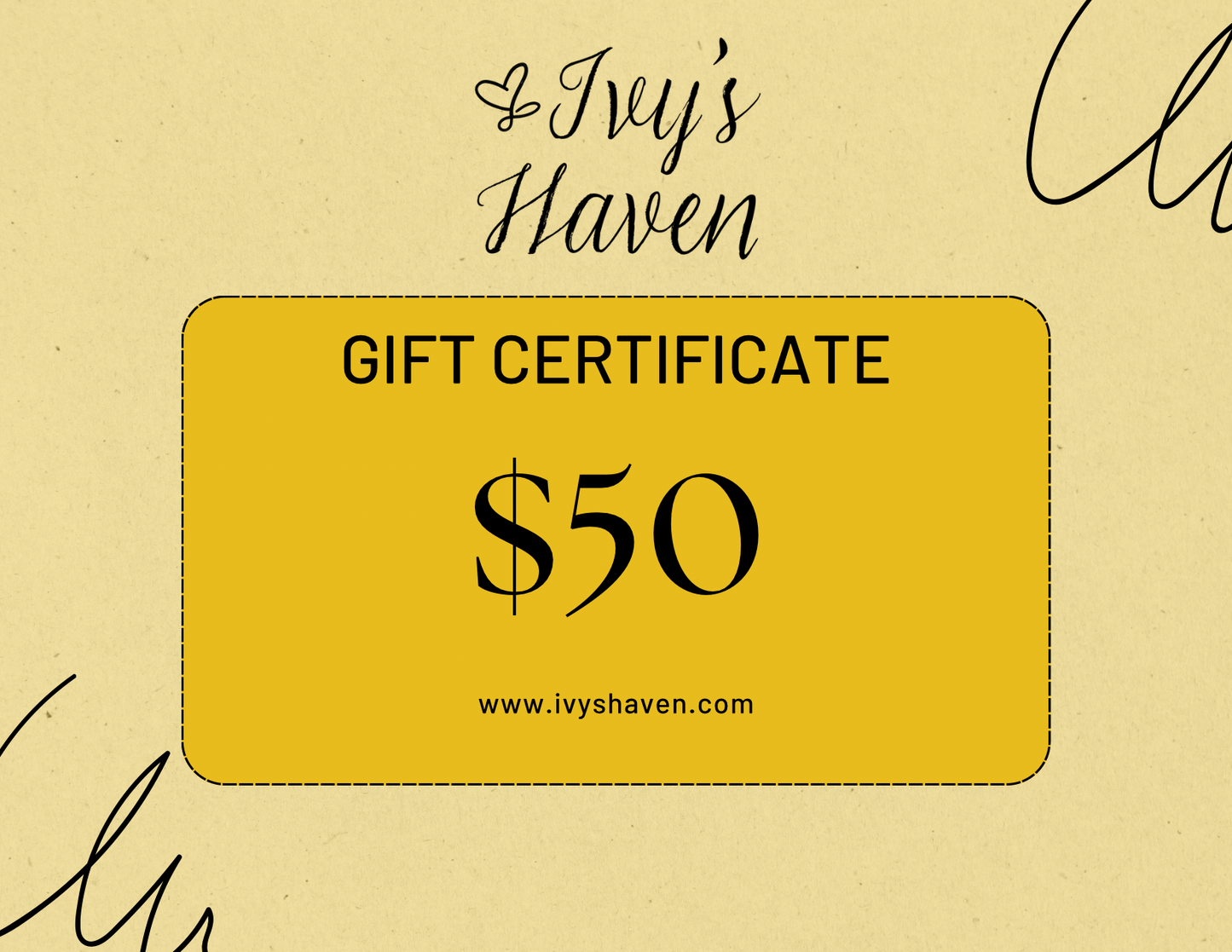 Ivy’s Haven Boutique Gift Card