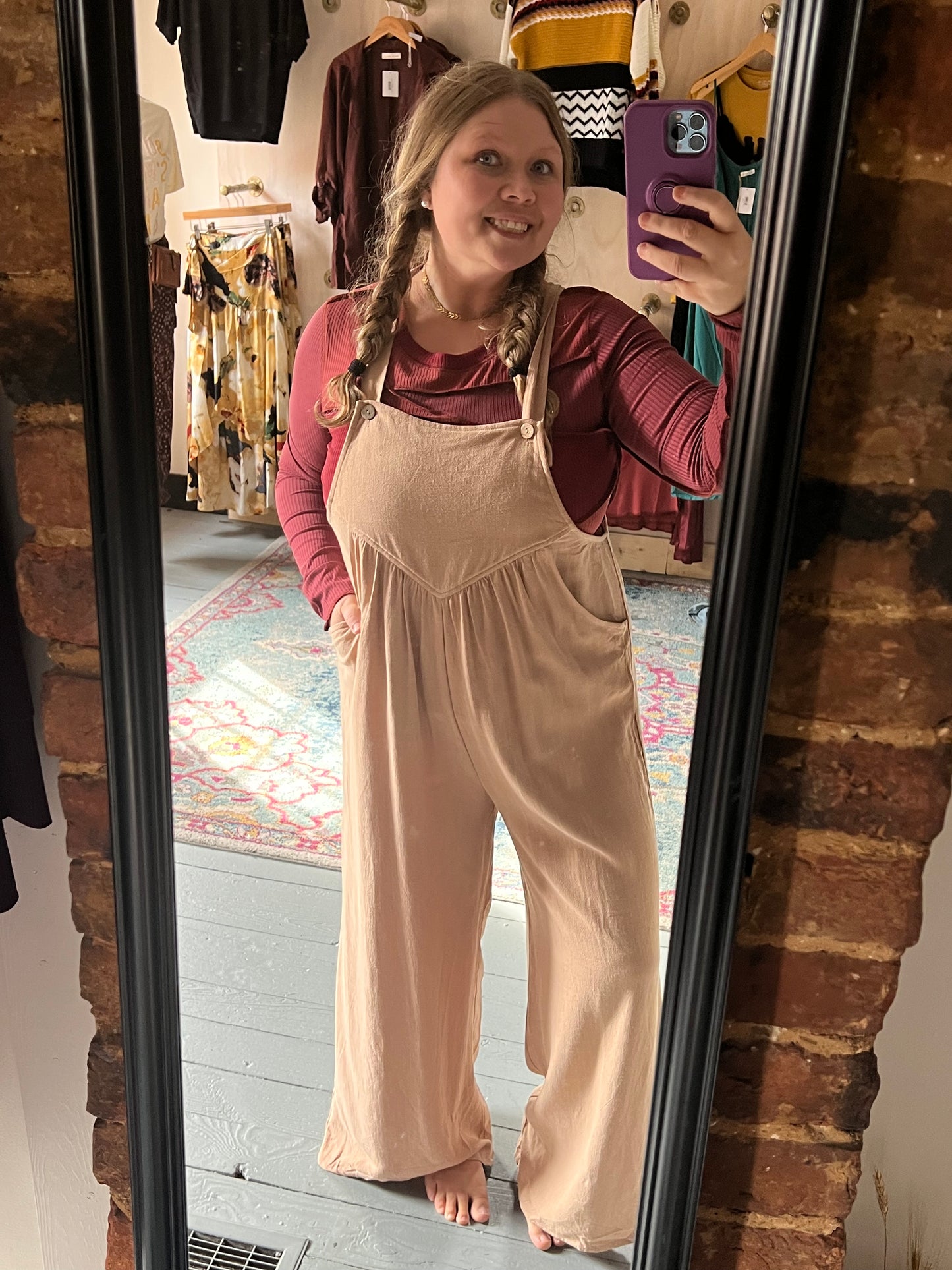 Taupe Haven Jumpsuit