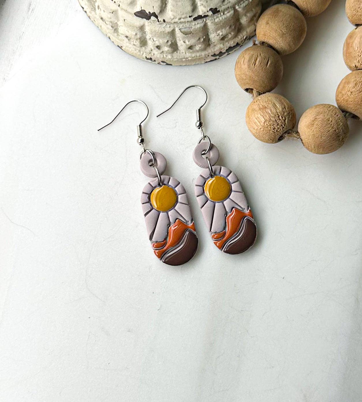 Mountain Scene Earrings