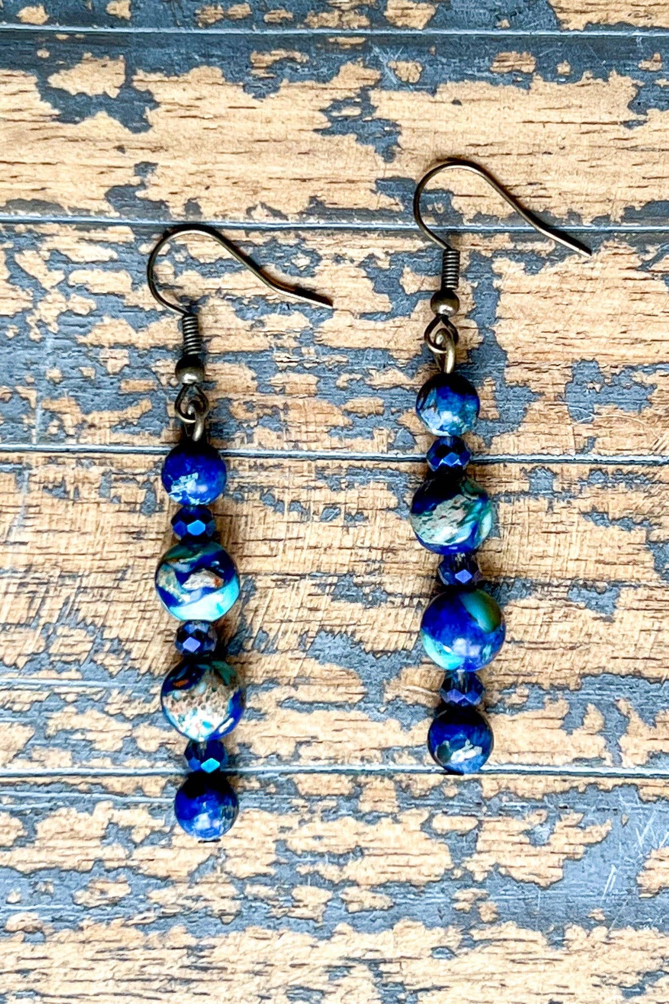Honor Earrings Blue