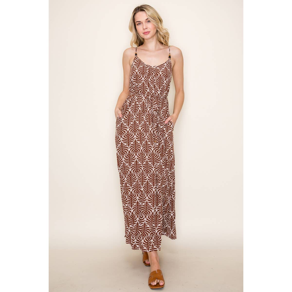 Jada's Brown Maxi Dress