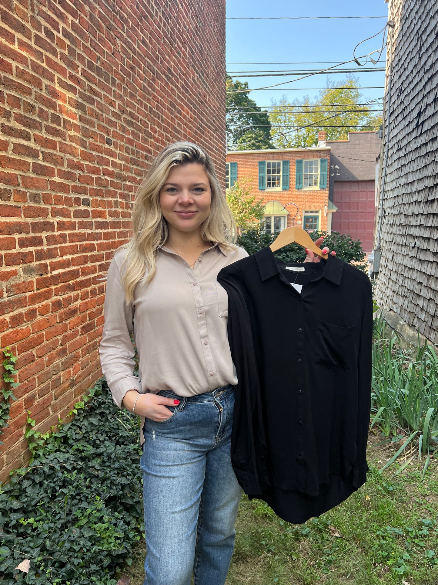 Emma Rayon Classic Shirt