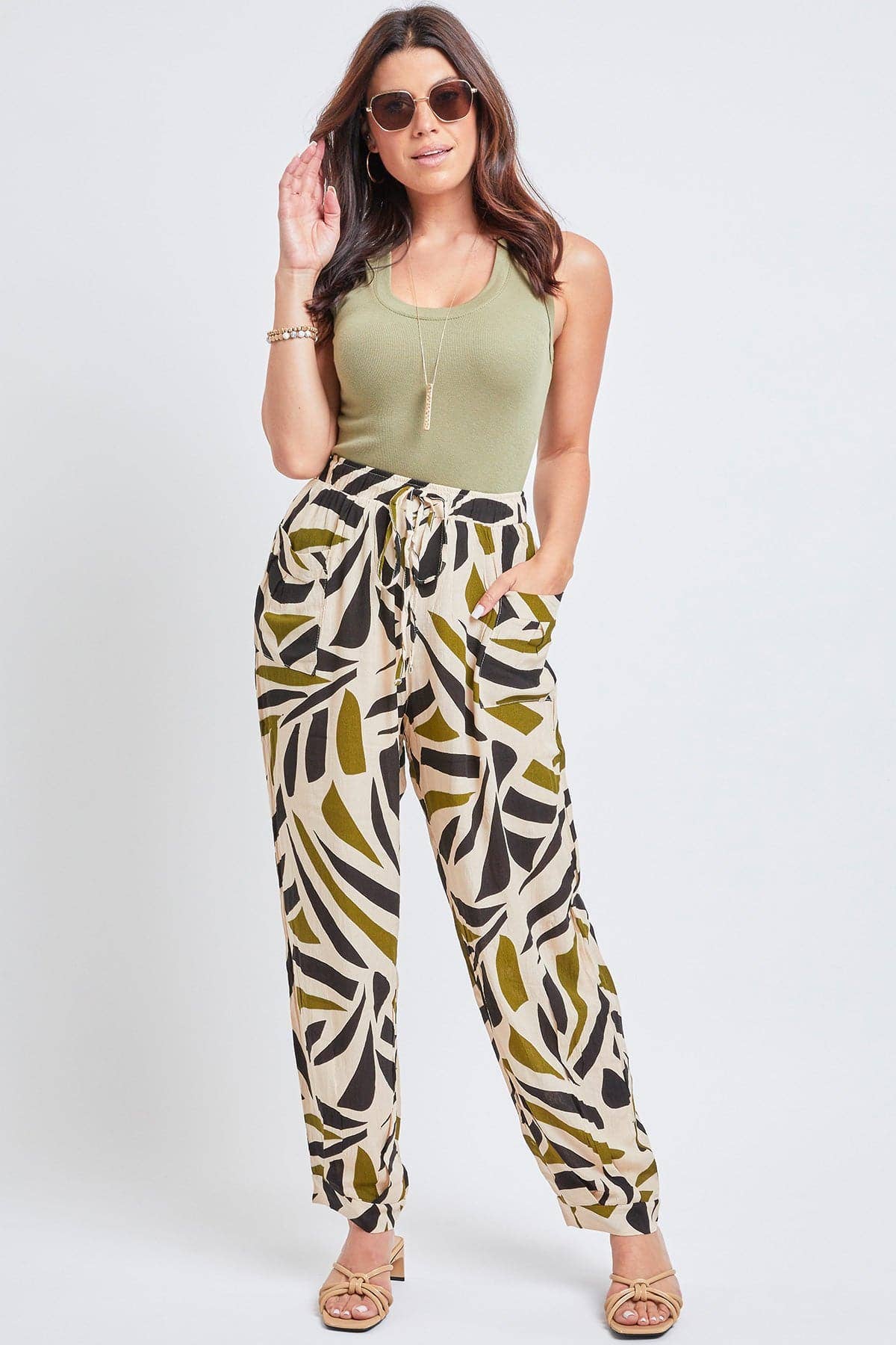 Cania's Drawstring Wide Jogger Pant