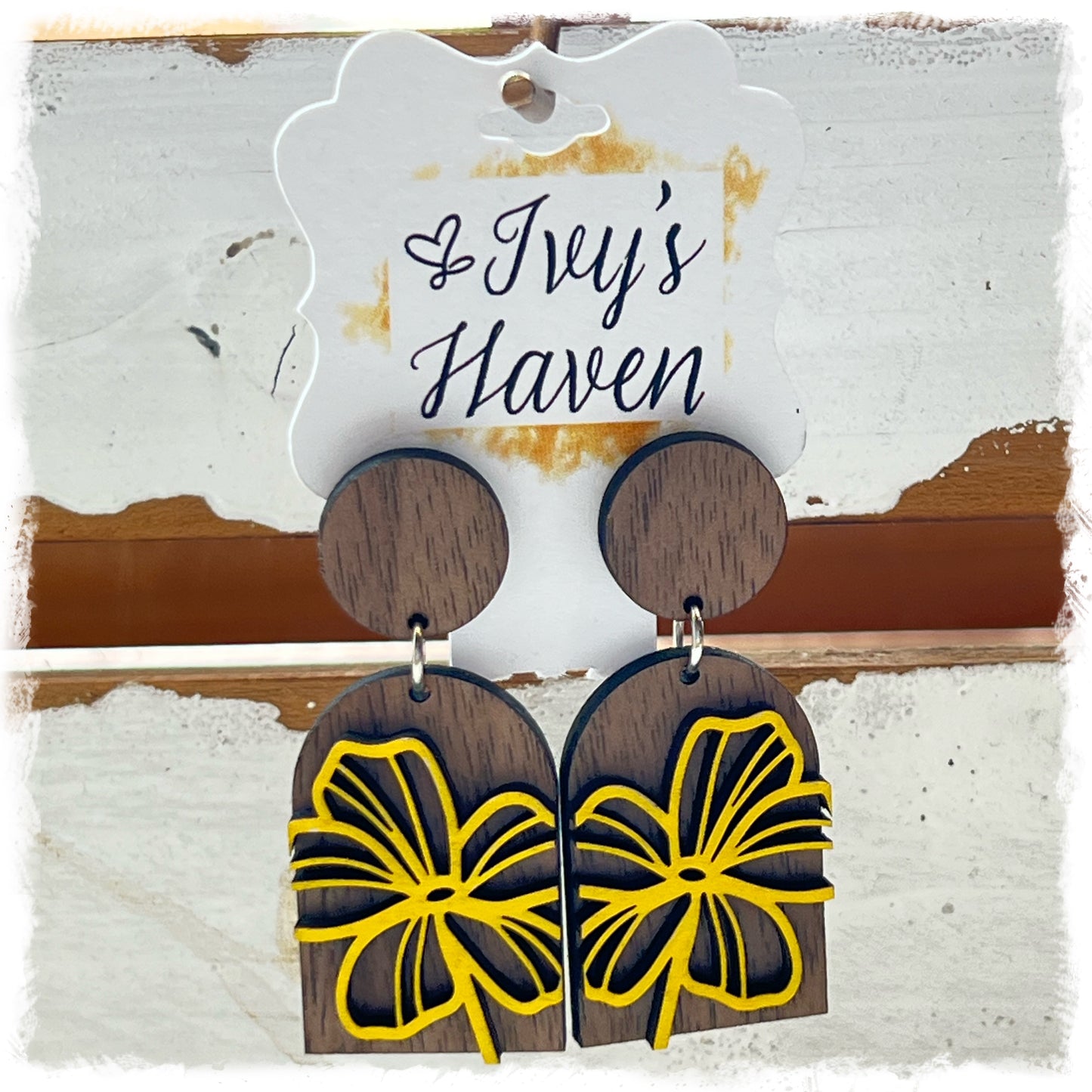 Hibiscus Earrings