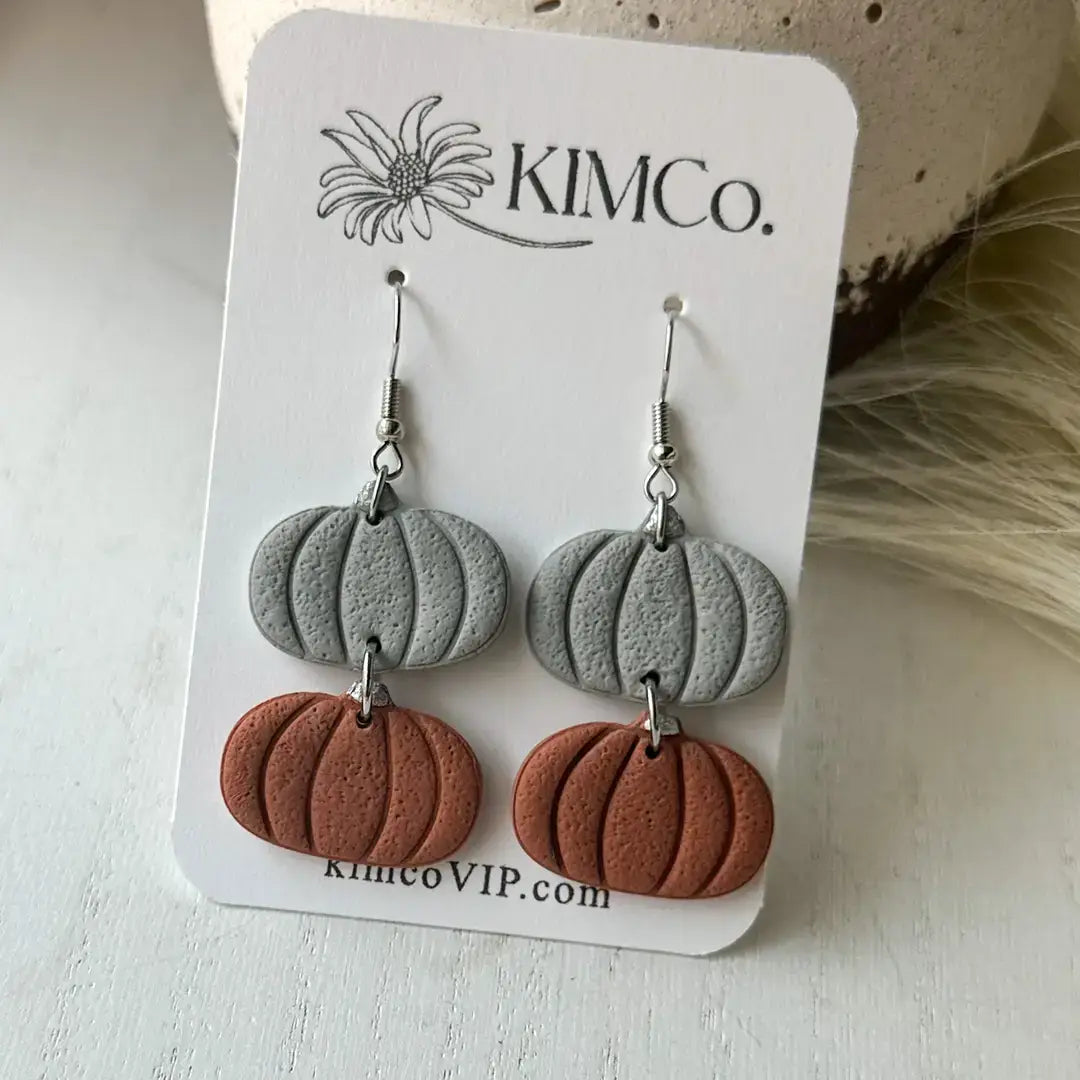 Pumpkin Drop Earrings