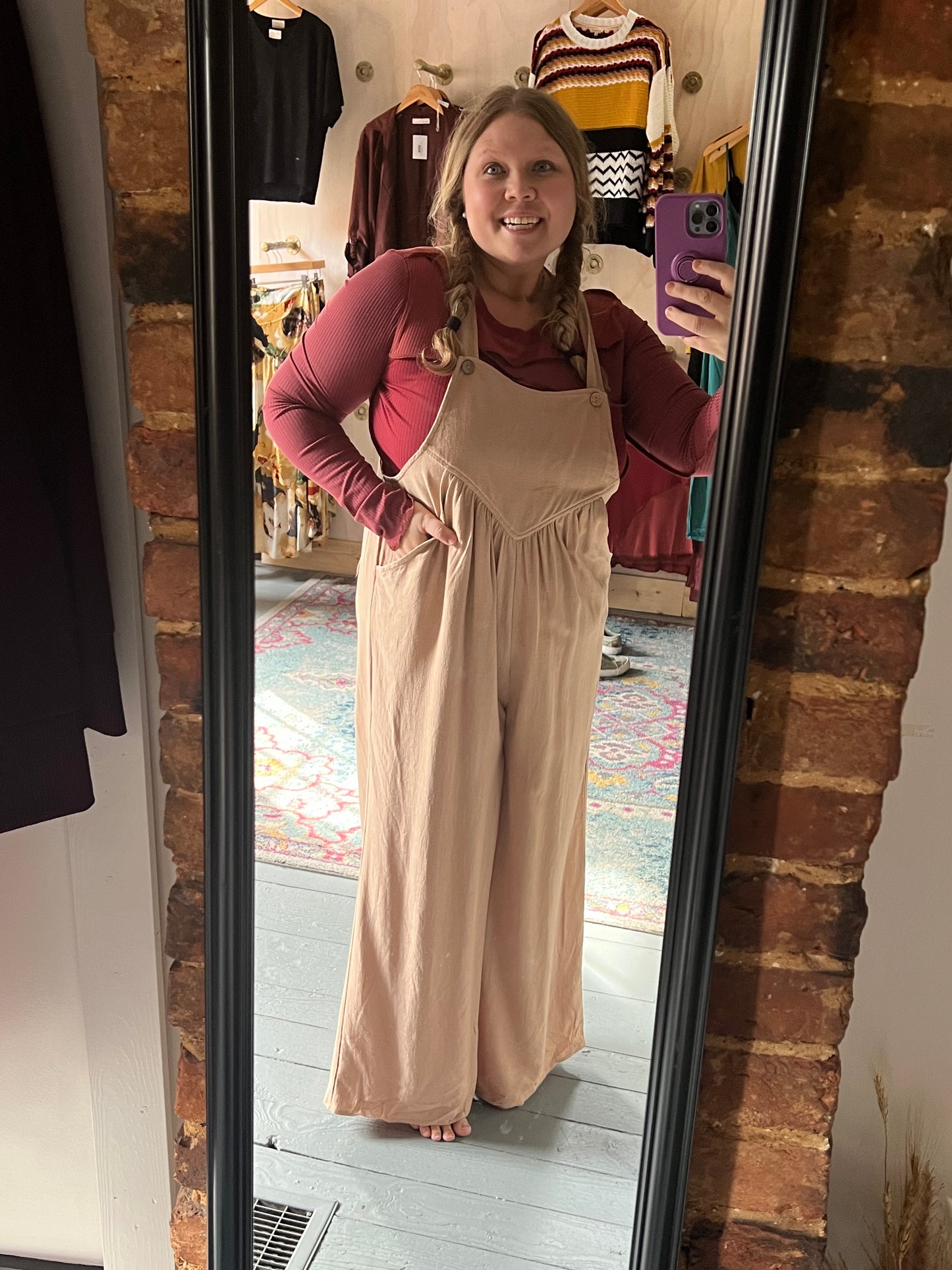 Taupe Haven Jumpsuit