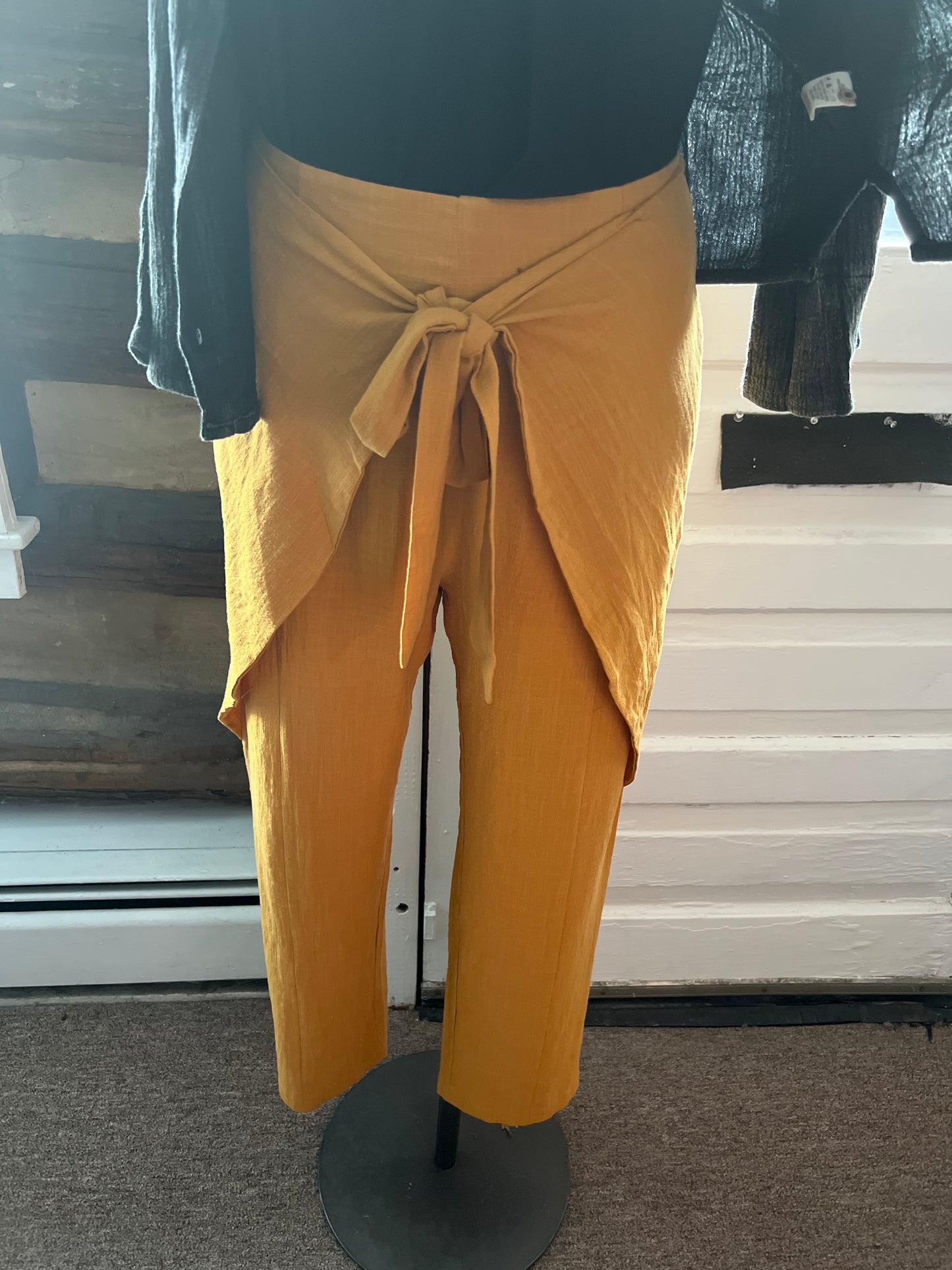 Dijon Woven Tie Waist Trouser