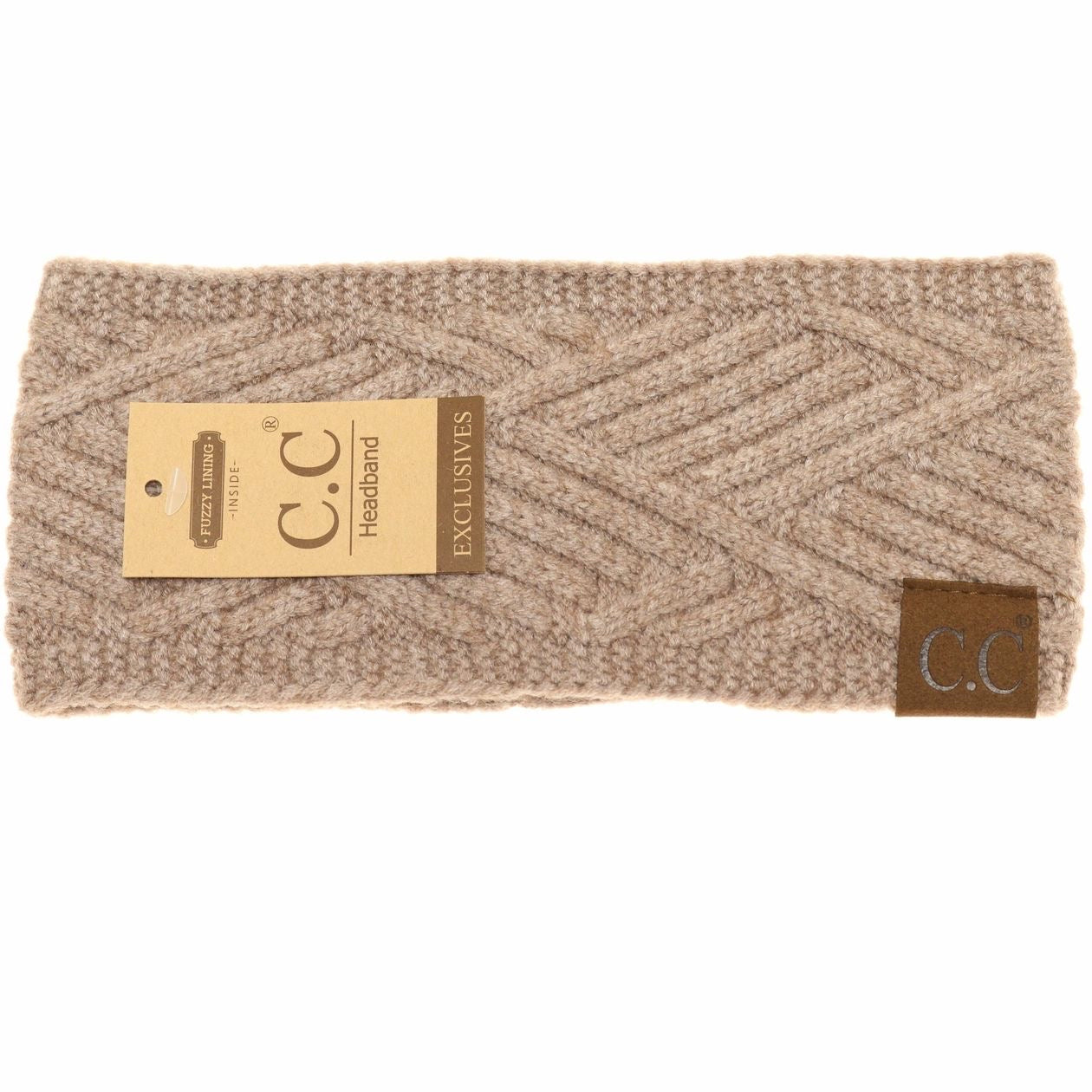 Diagonal Criss-Cross Patterned Head Wrap
