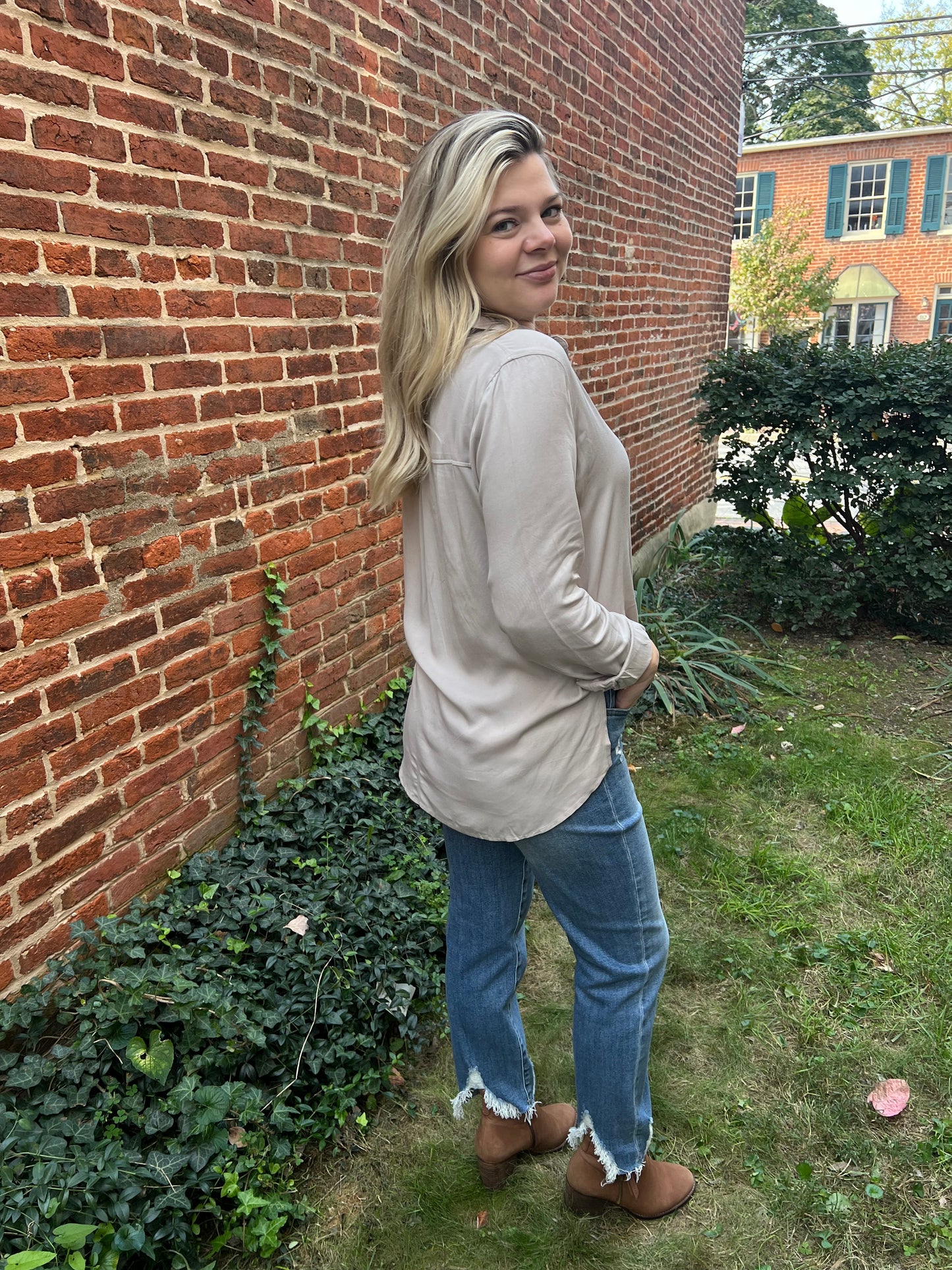 Emma Rayon Classic Shirt