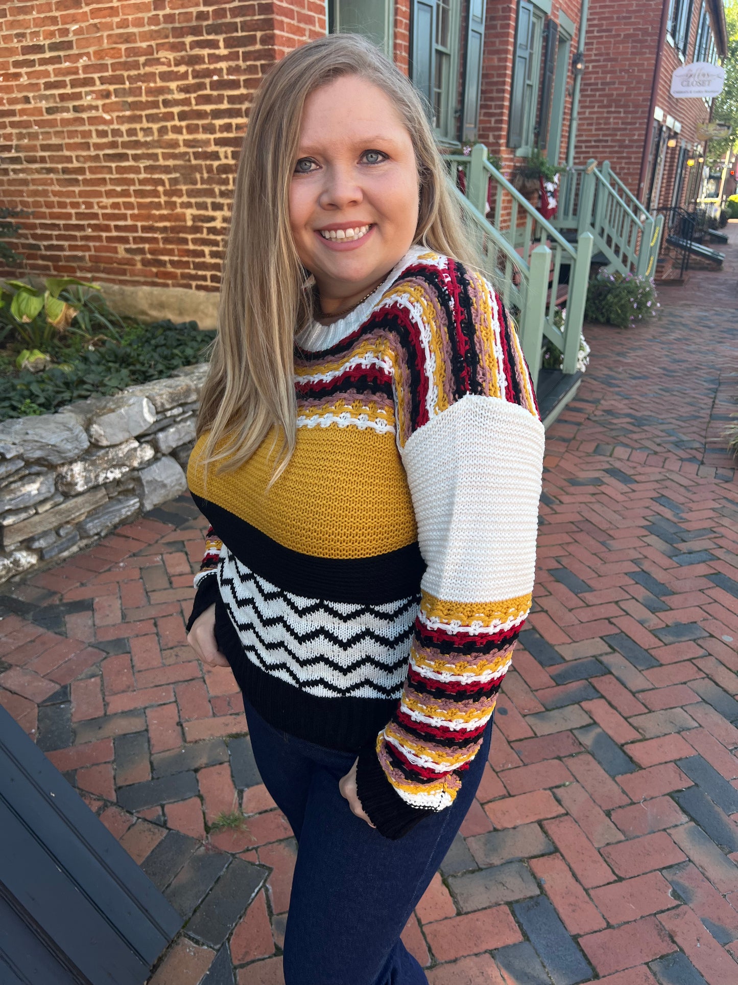 Bold Loud Striped Sweater