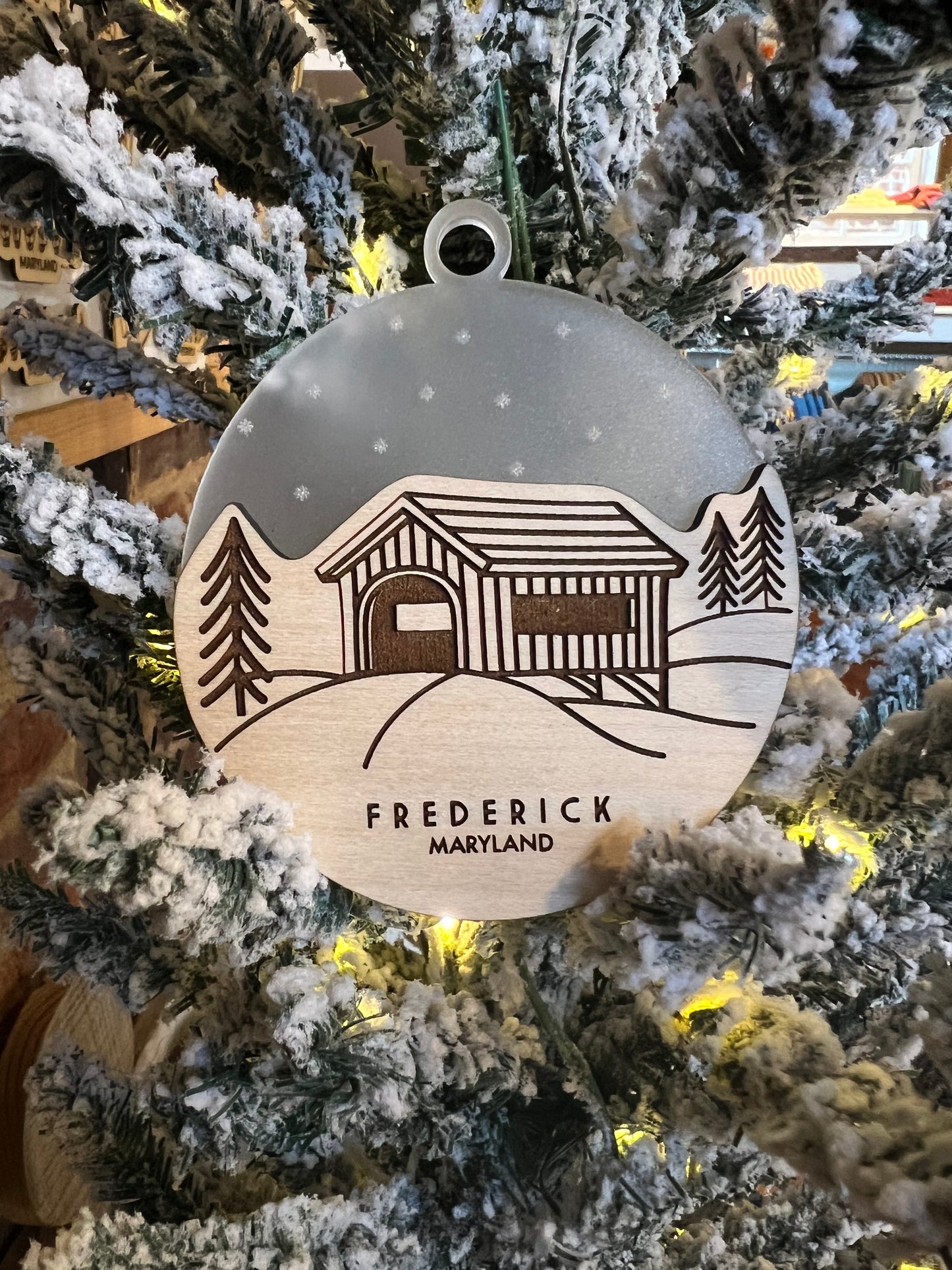 Frederick Bridge 3D Ornament