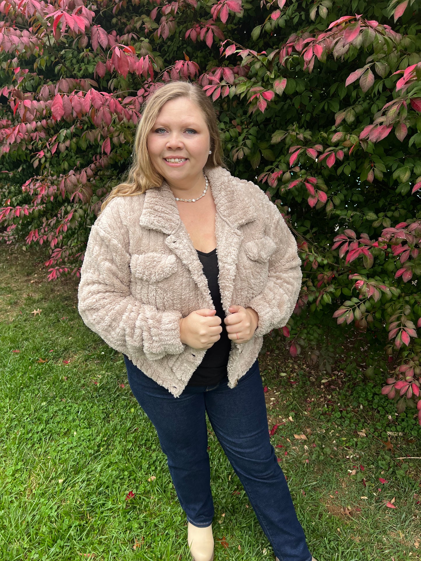 Latte Fluffy Softy Jacket