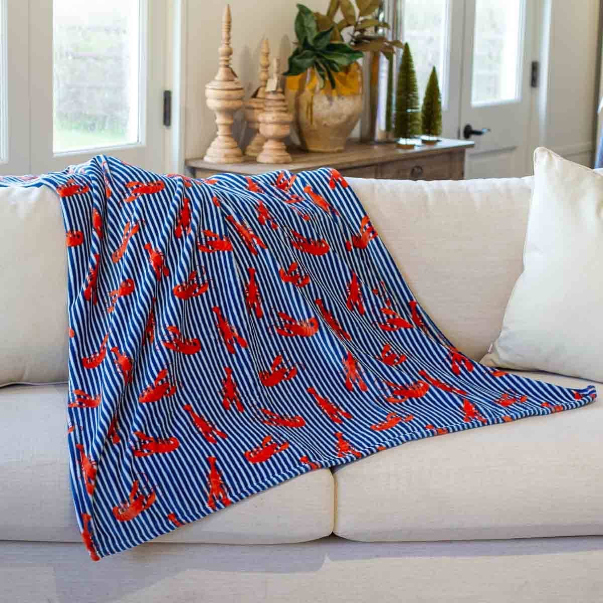 Crawfish Throw Blanket