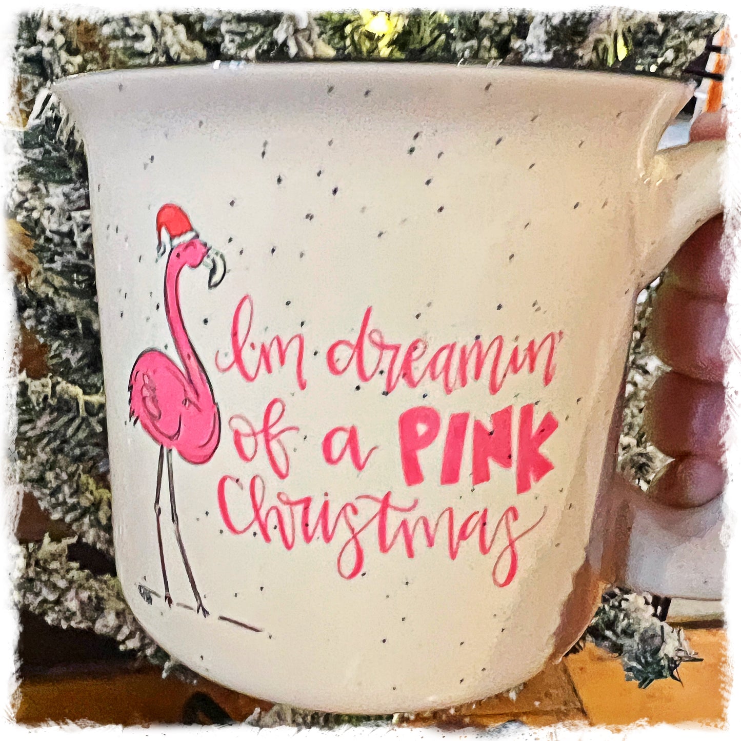 Dreaming of a Pink Christmas Coffee Mug