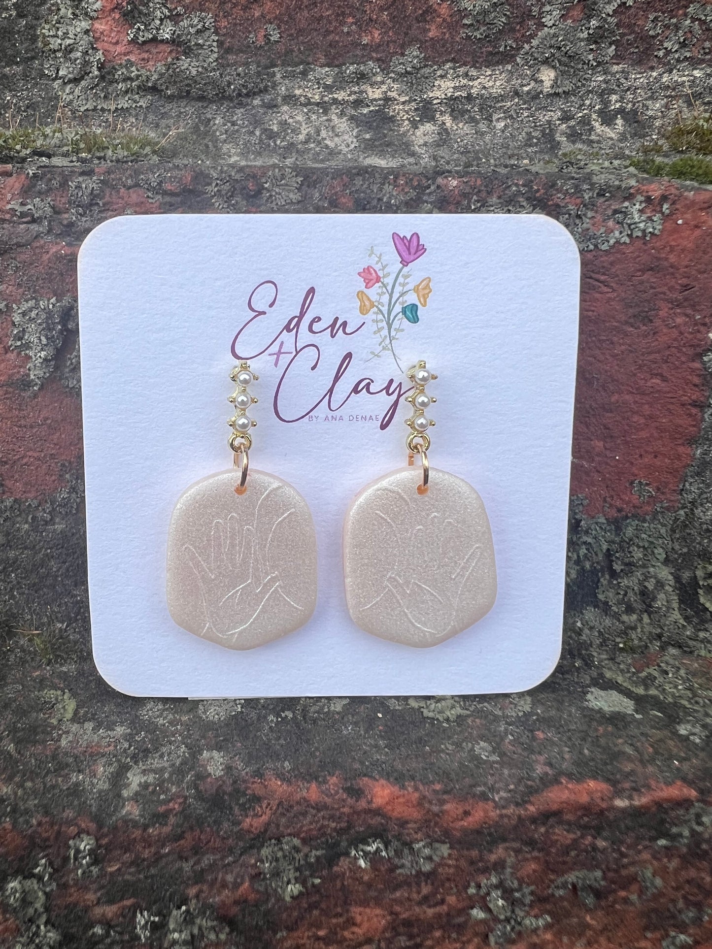 Mama: ASL Clay Earrings