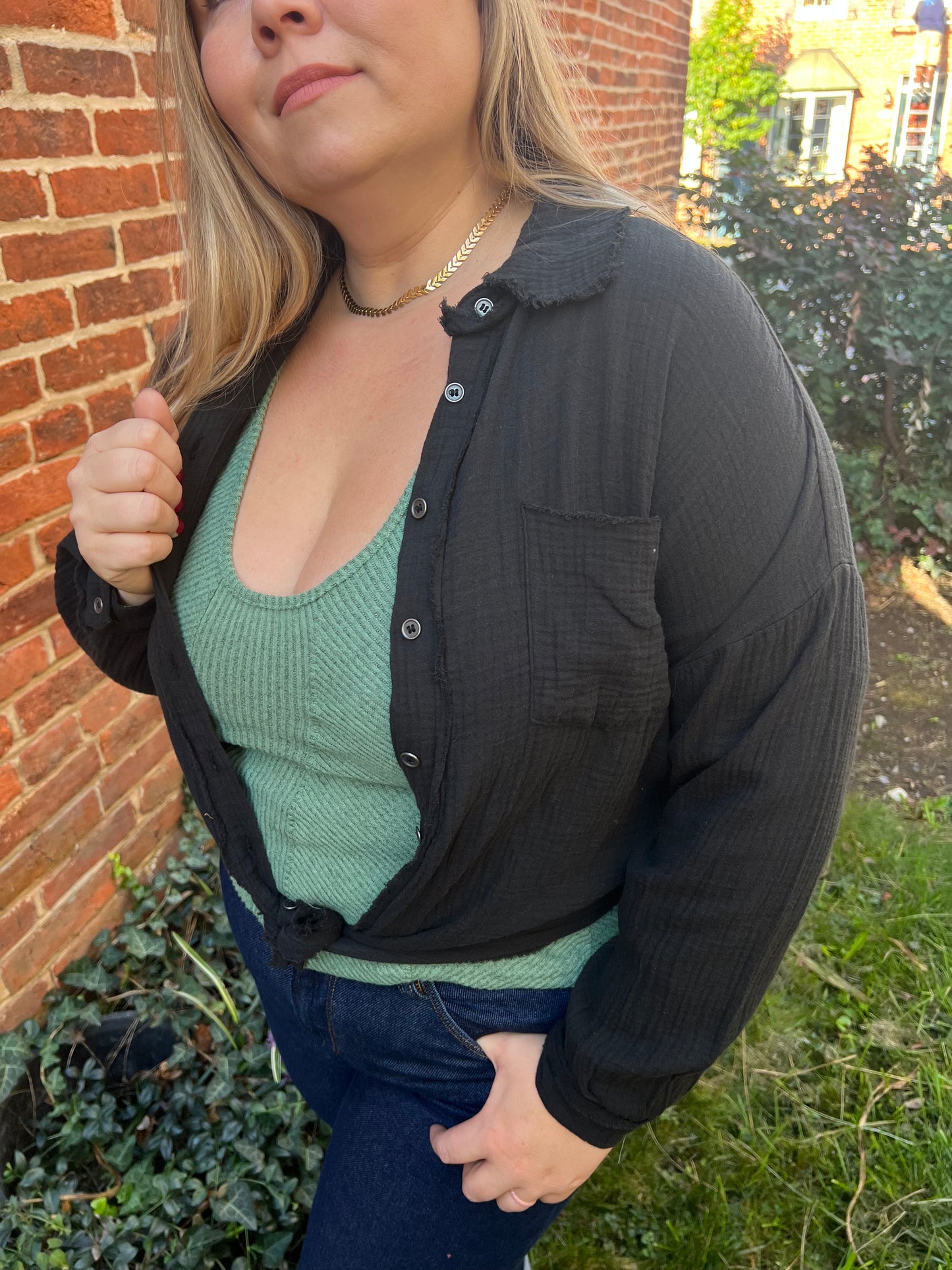 Zen's Lightweight Woven Shacket