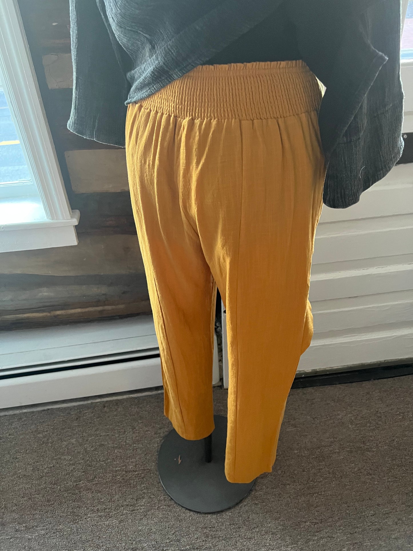 Dijon Woven Tie Waist Trouser