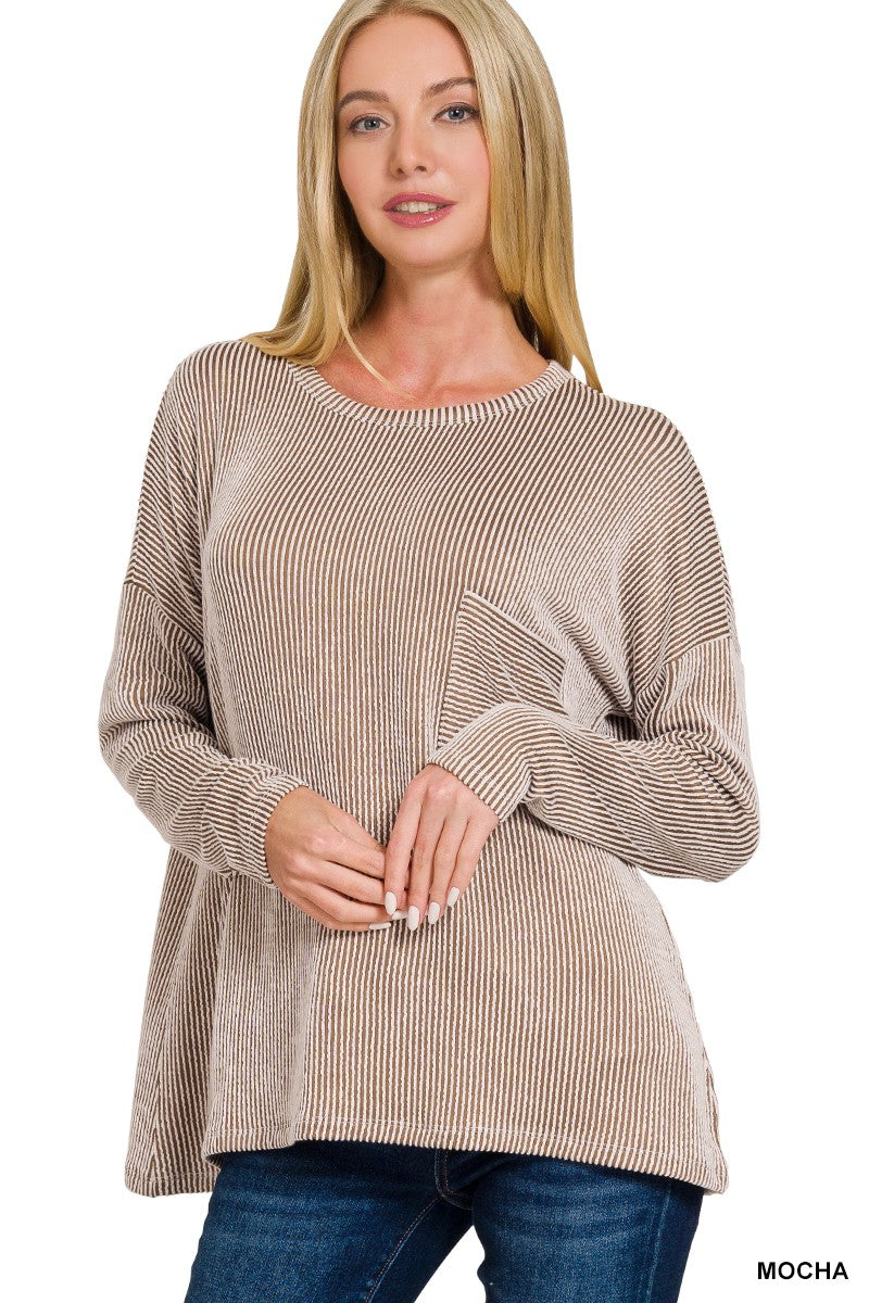 Zana's Ribbed Lightweight Top