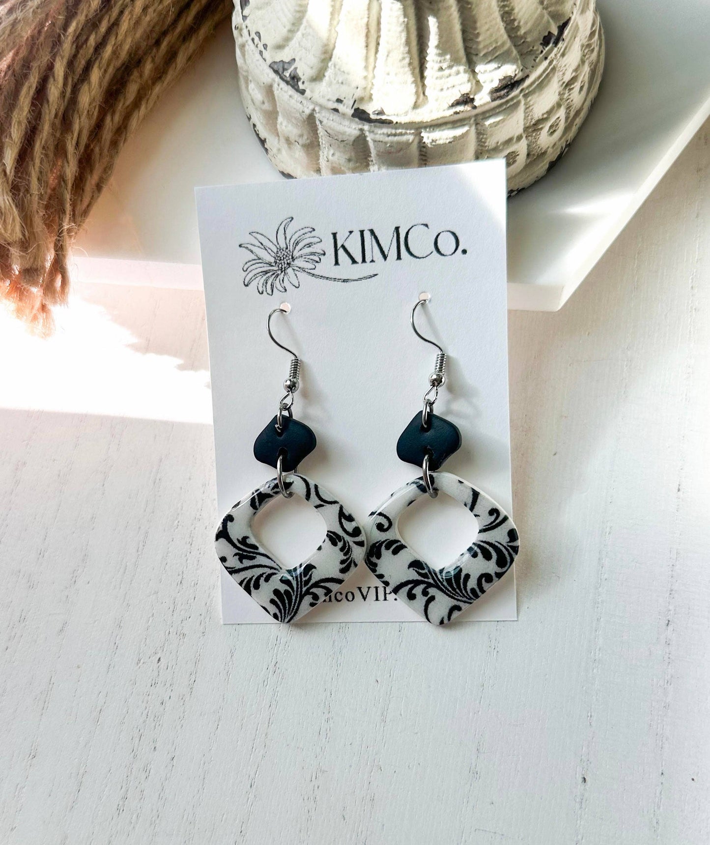 Demask Pattern Earrings