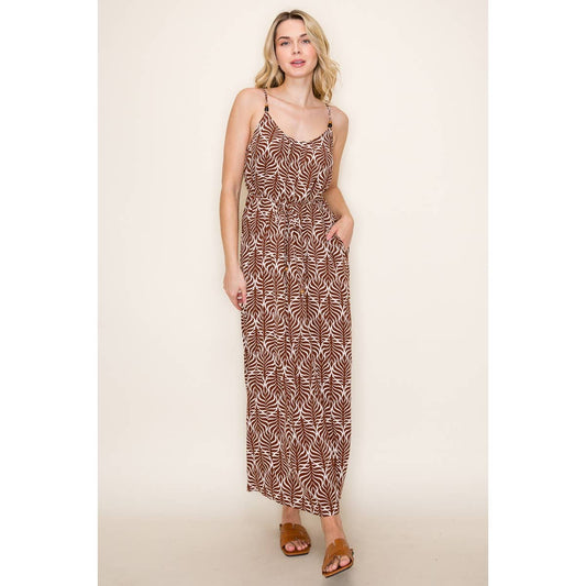 Jada's Brown Maxi Dress