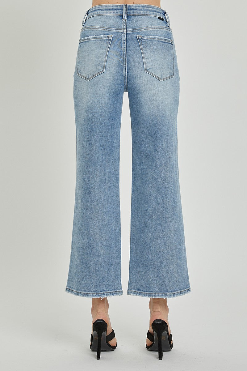 Bea High-Rise Wide Crop jeans