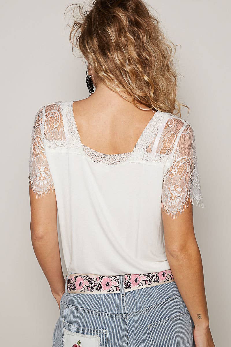 Laken's Lace Sleeveless Top