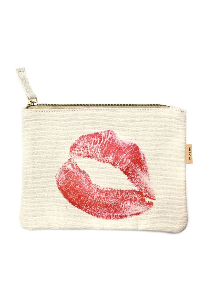 Multi Images Cotton Canvas Eco Pouch Bags