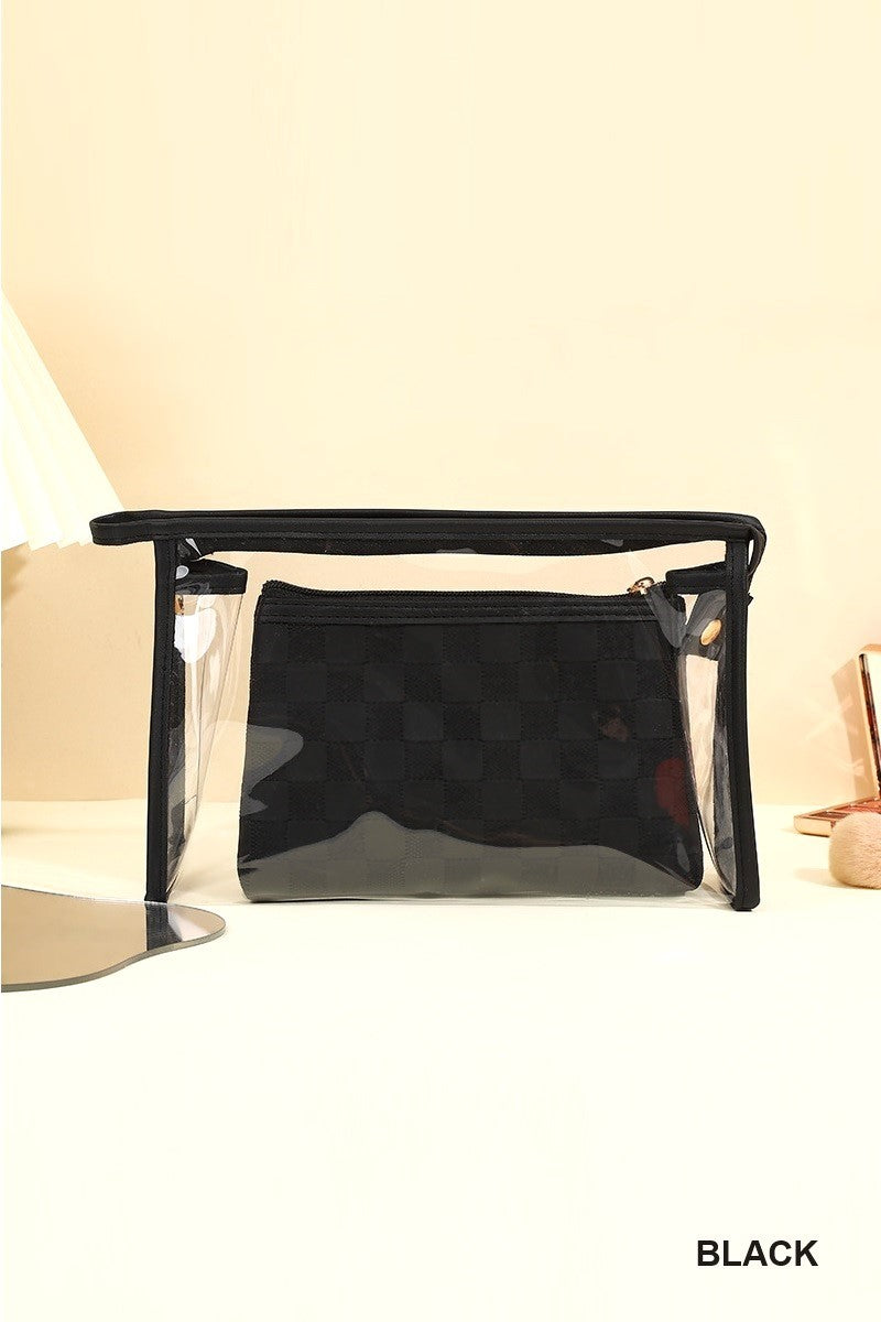 Duo Checkered Travel Set