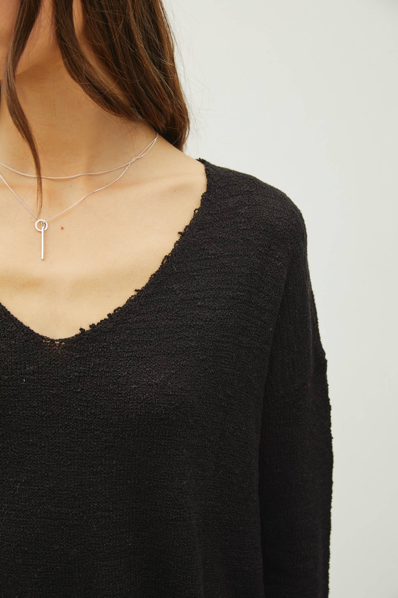 Dustina's Black Heathered Sweater