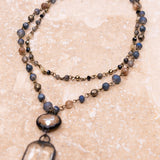 Micah Necklace in Denim