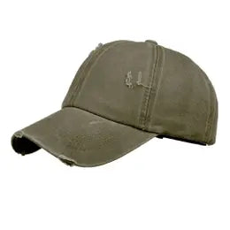 BB Distressed Ponytail Cap