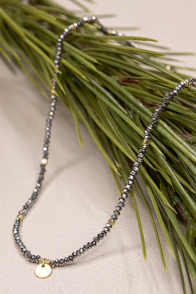 Charcoal Stassie Necklace