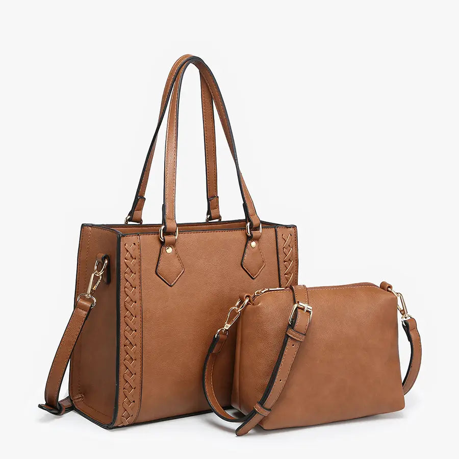 Betsy Structured Braided Crossbody