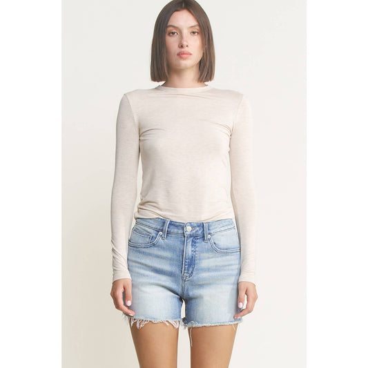 Kai's High Rise Frayed Shorts
