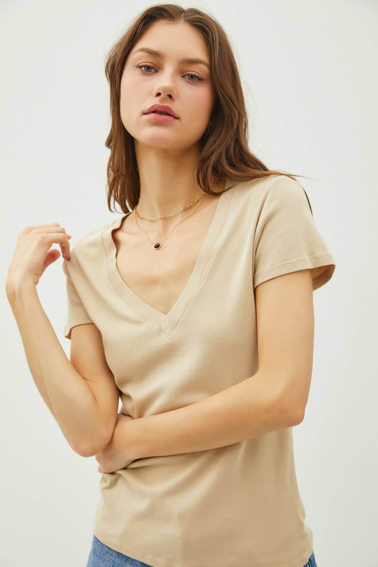 Damia's Classic V-Neck T-Shirt