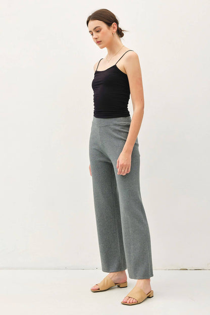 Ann's High Rise Soft Ribbed Pant