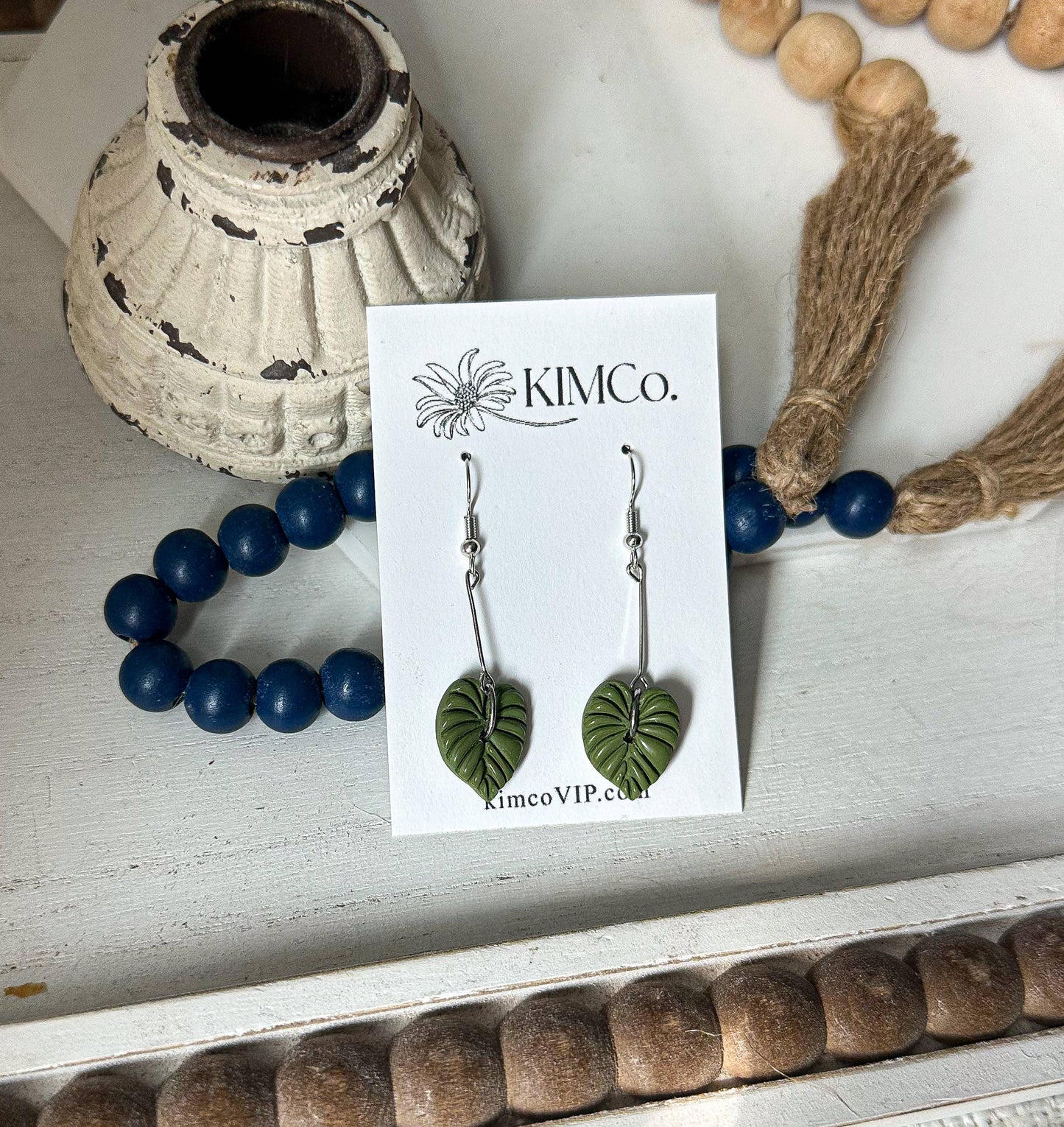 Monstera Leaf Earrings