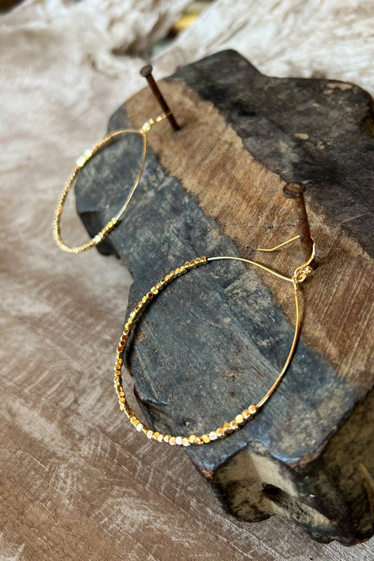 Elvera XL Earrings Gold