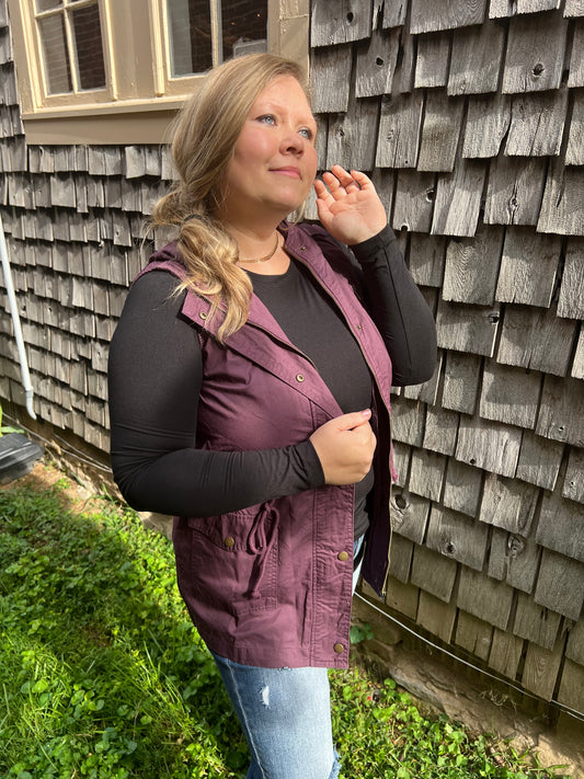 Autumnal Vest Hoodie