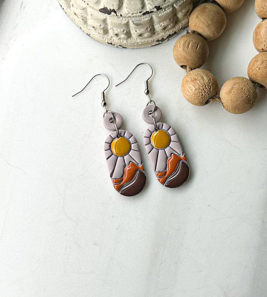 Mountain Scene Earrings