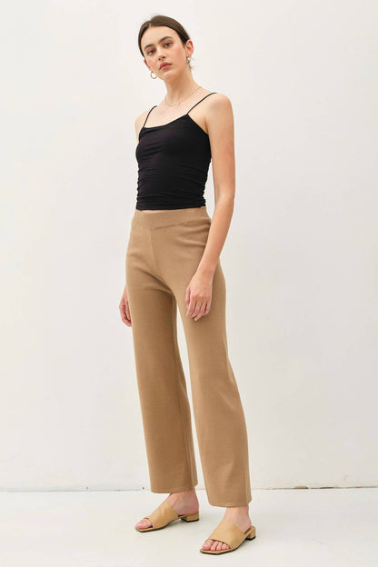 Ann's High Rise Soft Ribbed Pant