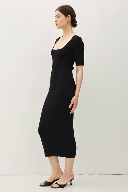 Lana's Black Sweater Dress