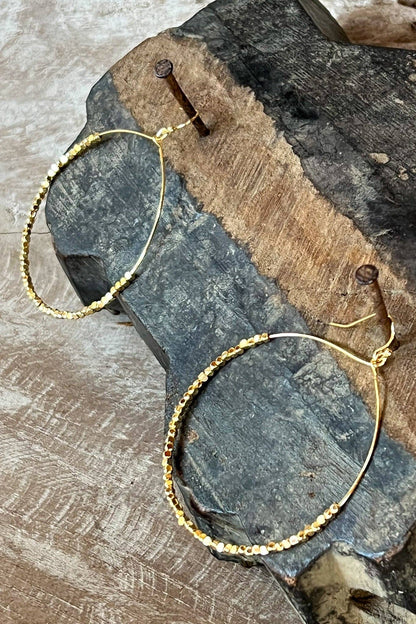 Elvera XL Earrings Gold