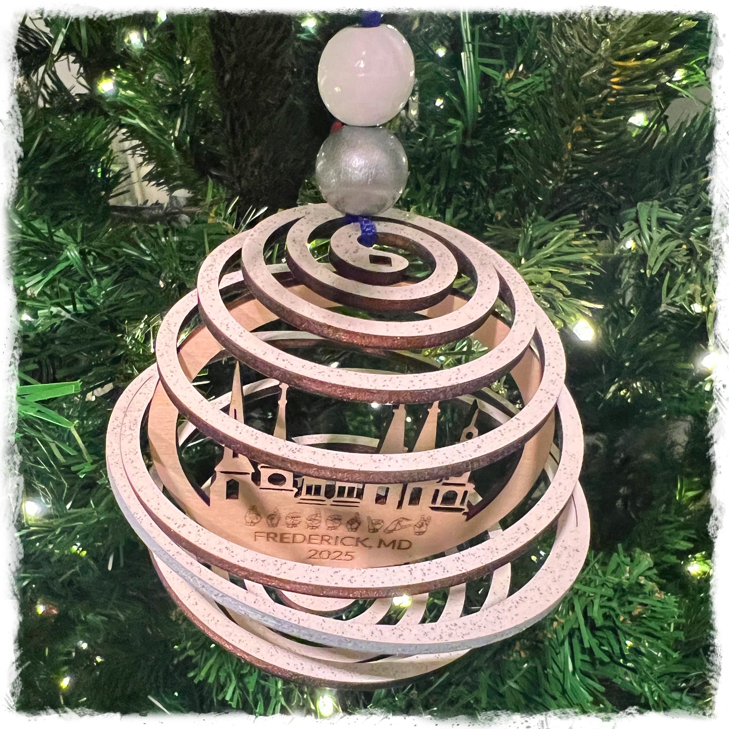 2025 Frederick Globe Ornament