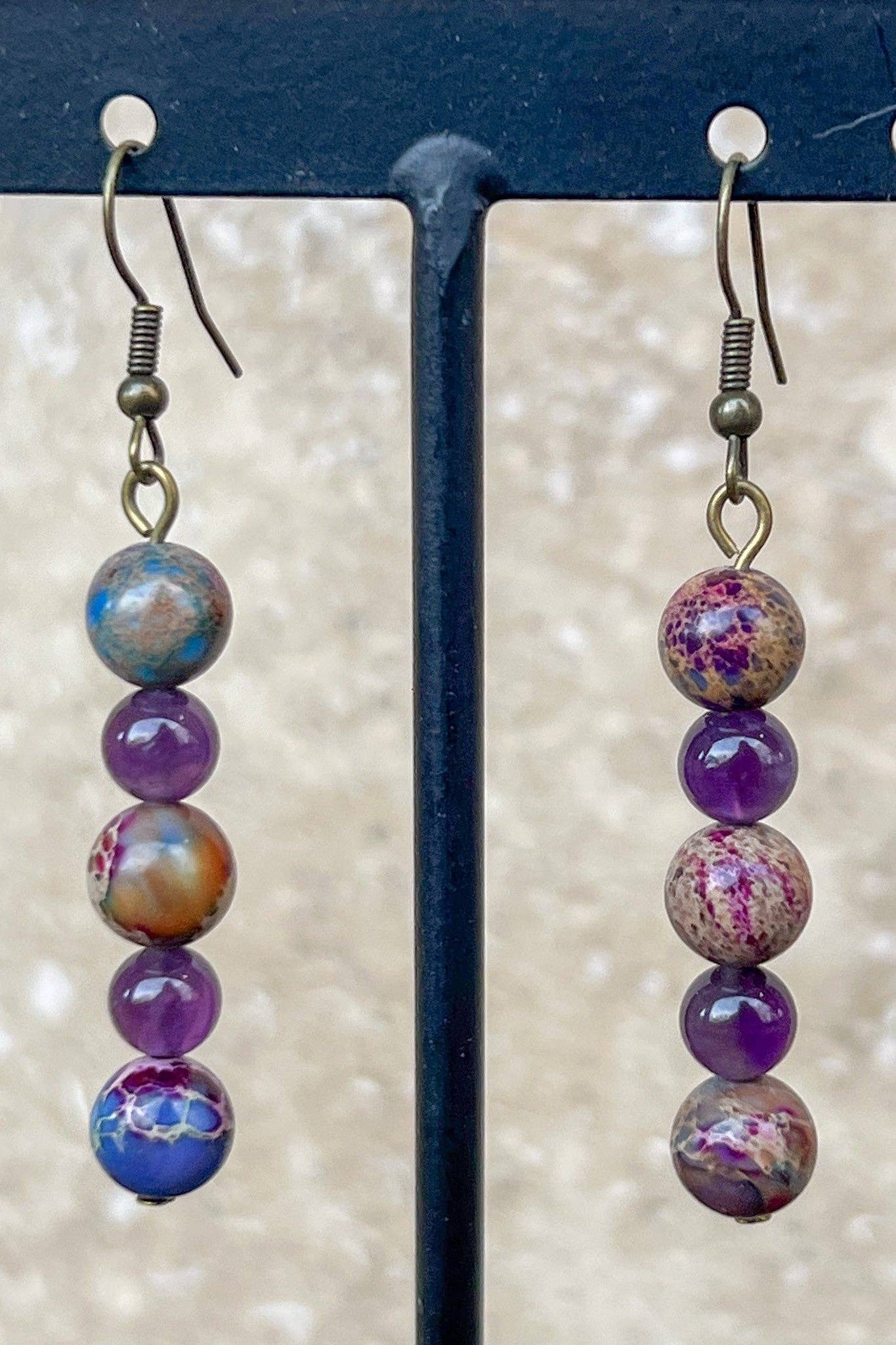 Honor Earrings Purple