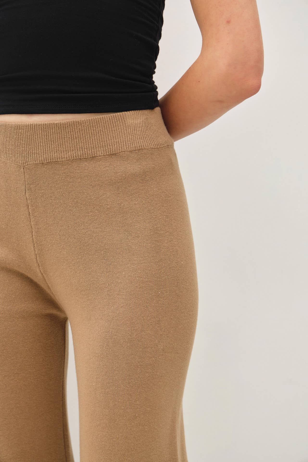 Ann's High Rise Soft Ribbed Pant