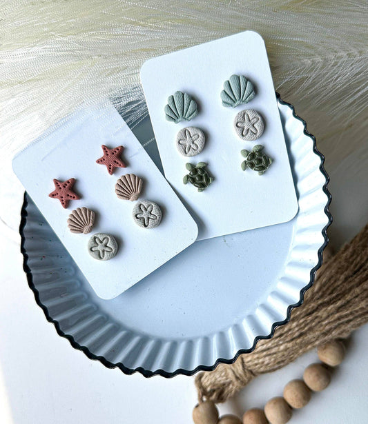 Beach/Coastal - Stud Earrings