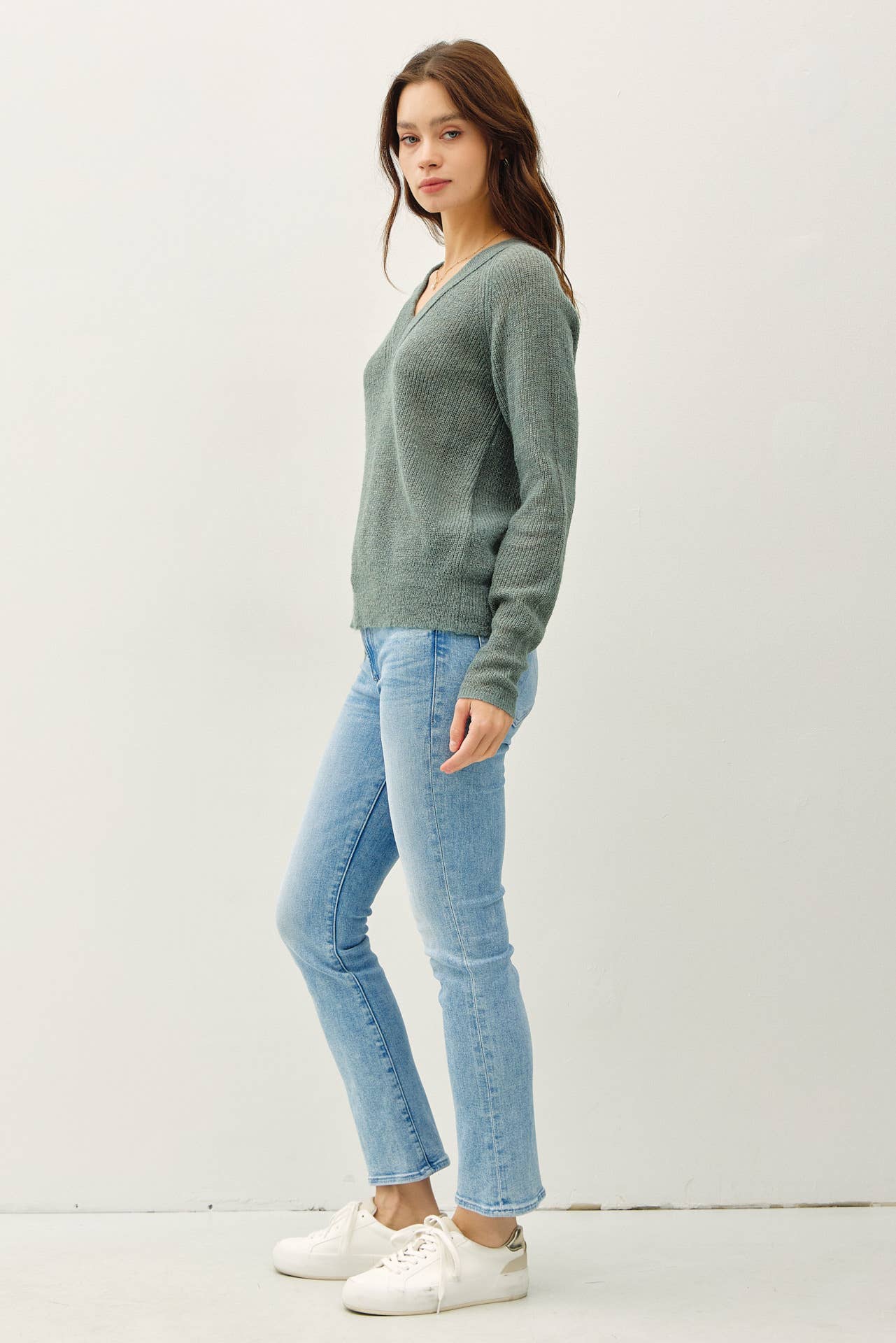 Maureen's Teal Green Lightweight Sweater