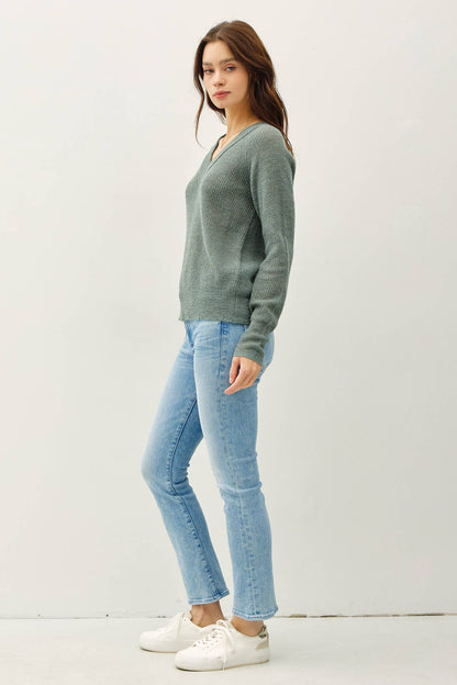 Maureen's Teal Green Lightweight Sweater