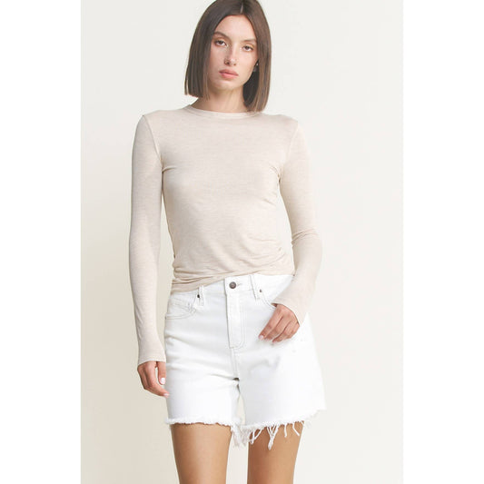Iris' High Rise Frayed Shorts